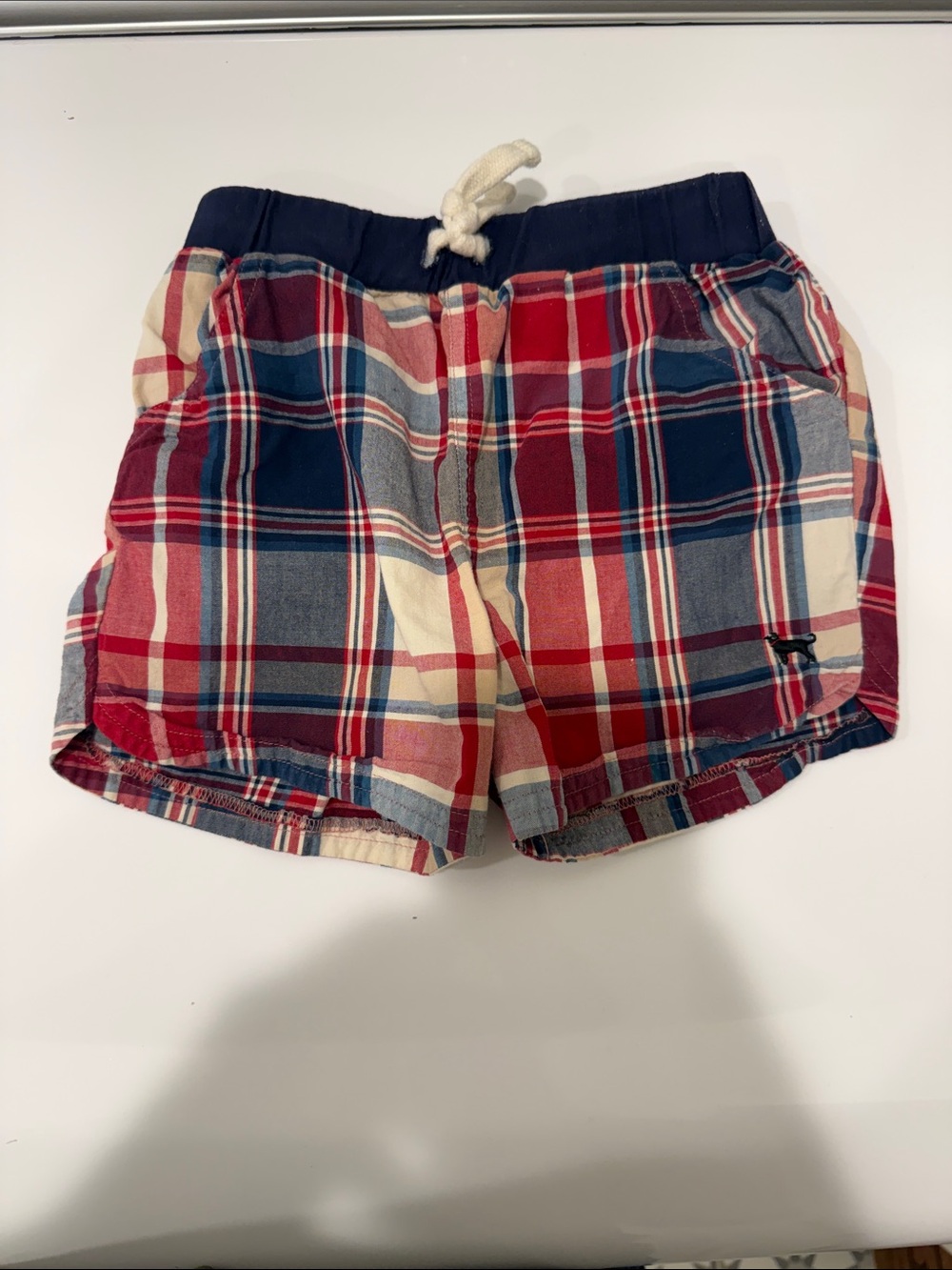 The Black Dog Lil Kids Harbor Plaid Shorts